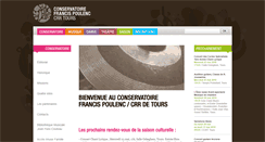 Desktop Screenshot of conservatoiretours.fr
