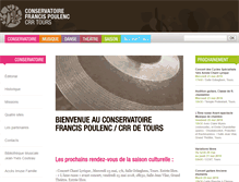 Tablet Screenshot of conservatoiretours.fr